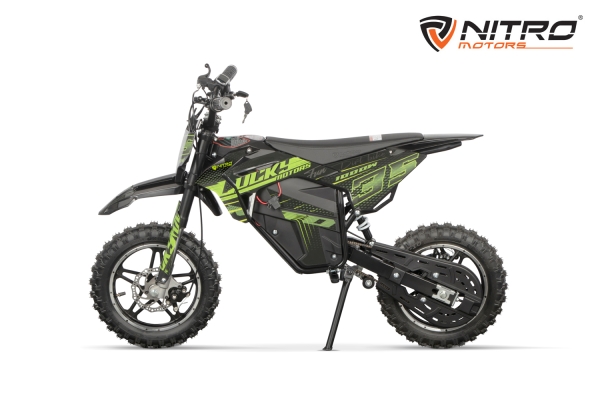 NITRO MOTORS 1000W Eco mini Kinder Dirtbike Lucky Fun 10"